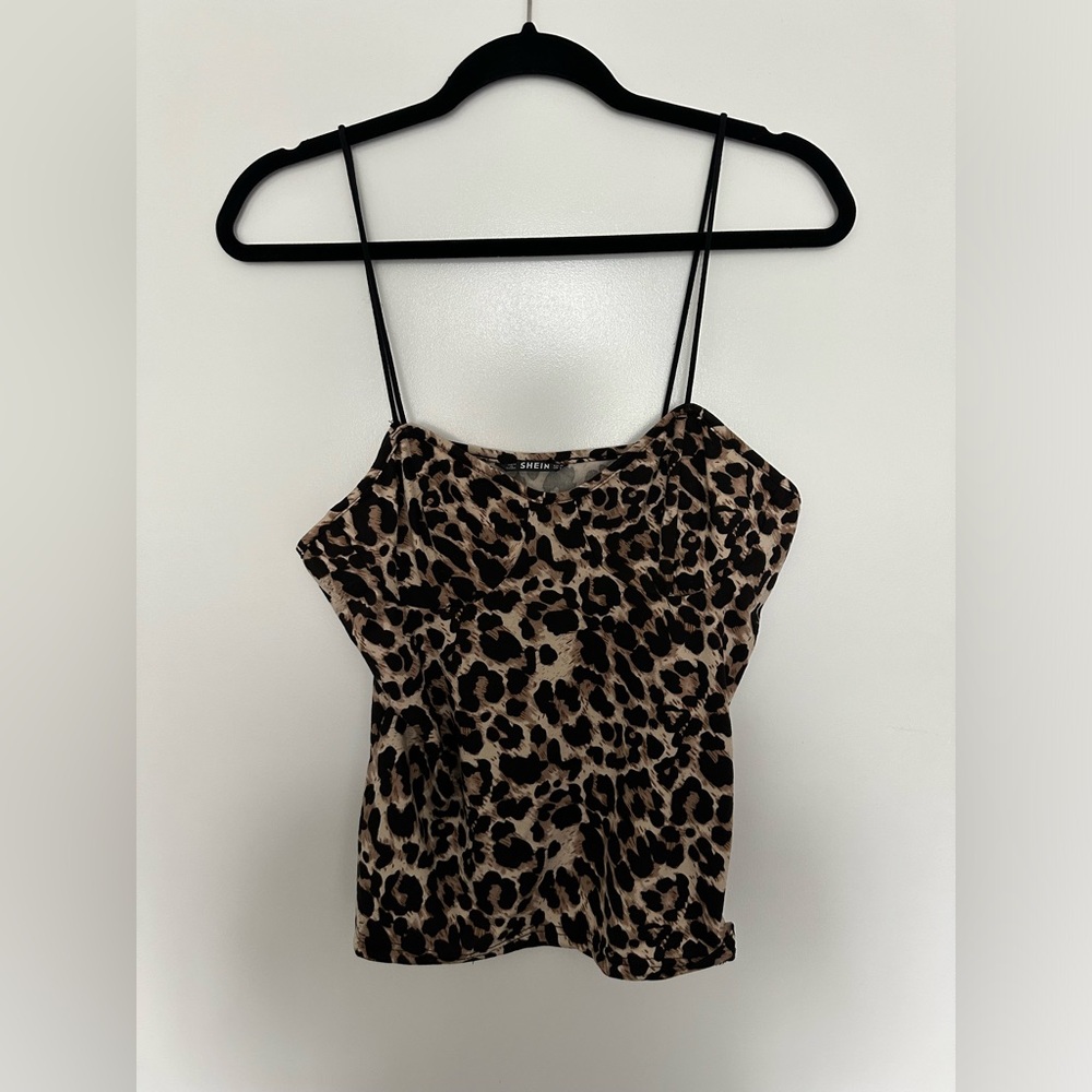 Cheetah tank top